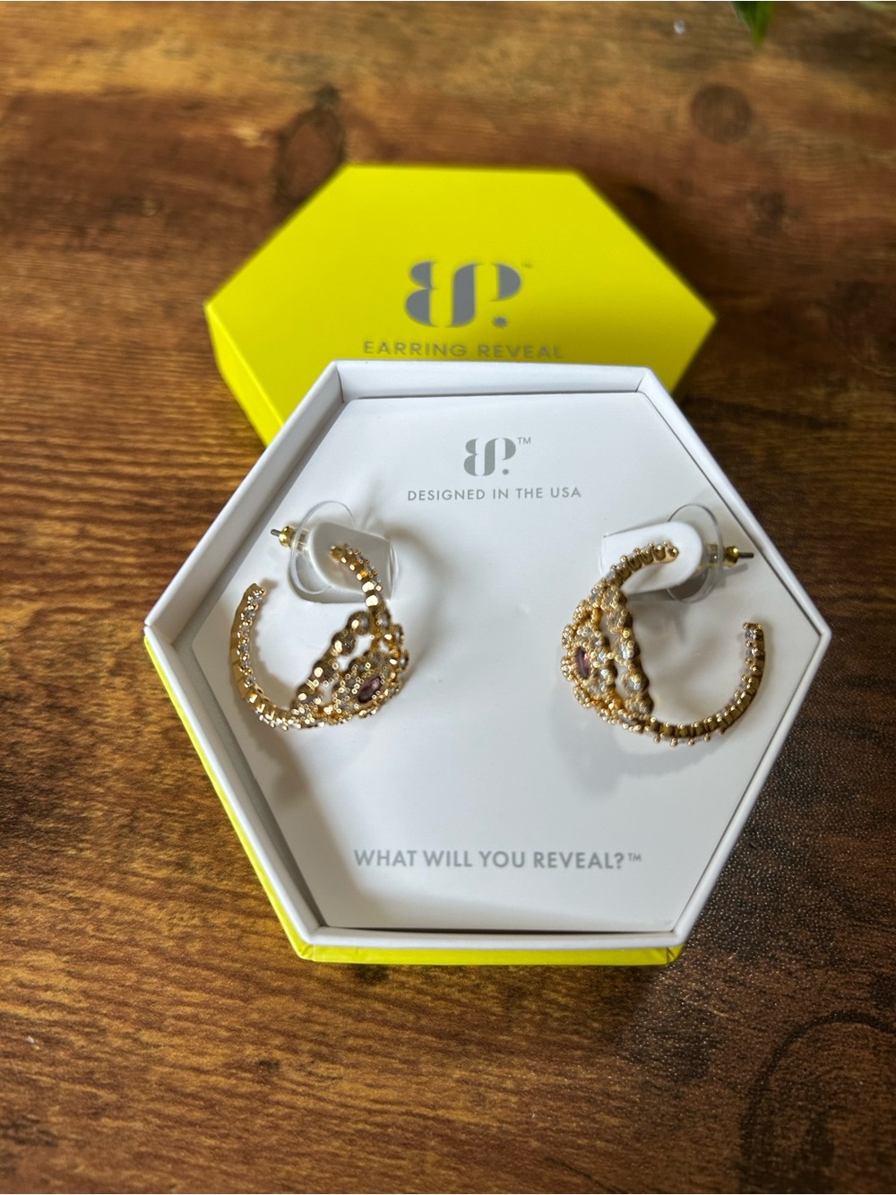 Bomb Party “The Medallion Hoops”, Gold - Picture 2 of 3